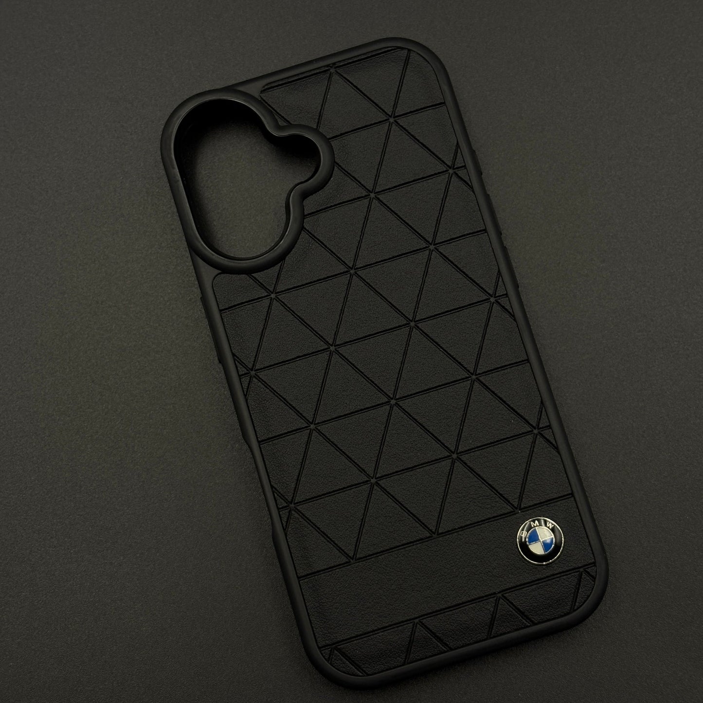 Geometric Black Luxury Sports Car Case for iPhone 17