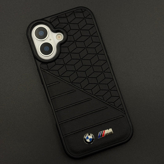 Performance M Series Sports Car Racing Case for iPhone 17 with Geometric Track-Inspired Finish