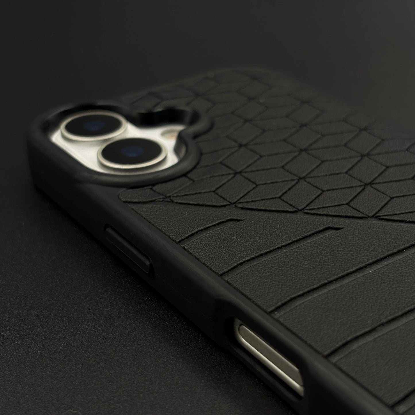 Performance M Series Sports Car Racing Case for iPhone 17 with Geometric Track-Inspired Finish