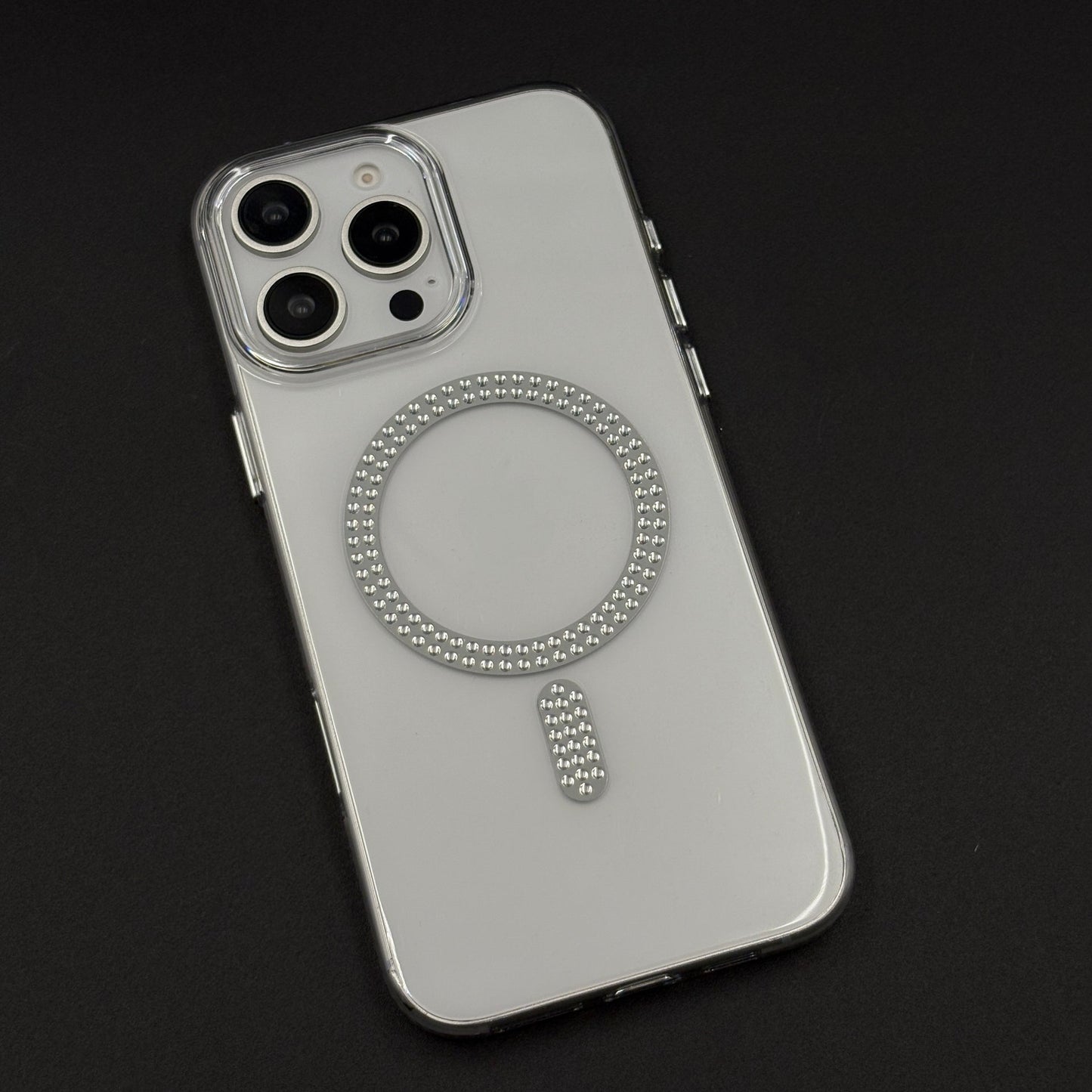 iPhone Crystal Diamond MagSafe Case | Full Panel Diamond Design | Luxury Sparkling Cover