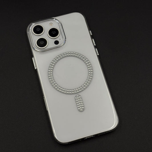 iPhone Crystal Diamond MagSafe Case | Full Panel Diamond Design | Luxury Sparkling Cover