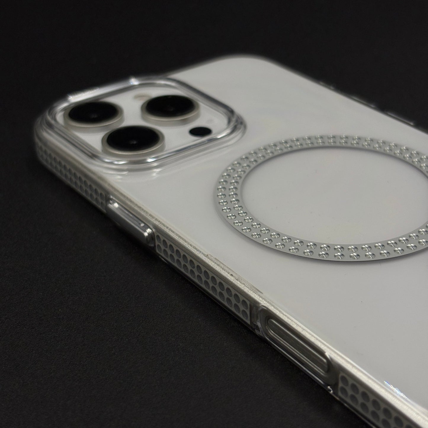 iPhone Crystal Diamond MagSafe Case | Full Panel Diamond Design | Luxury Sparkling Cover