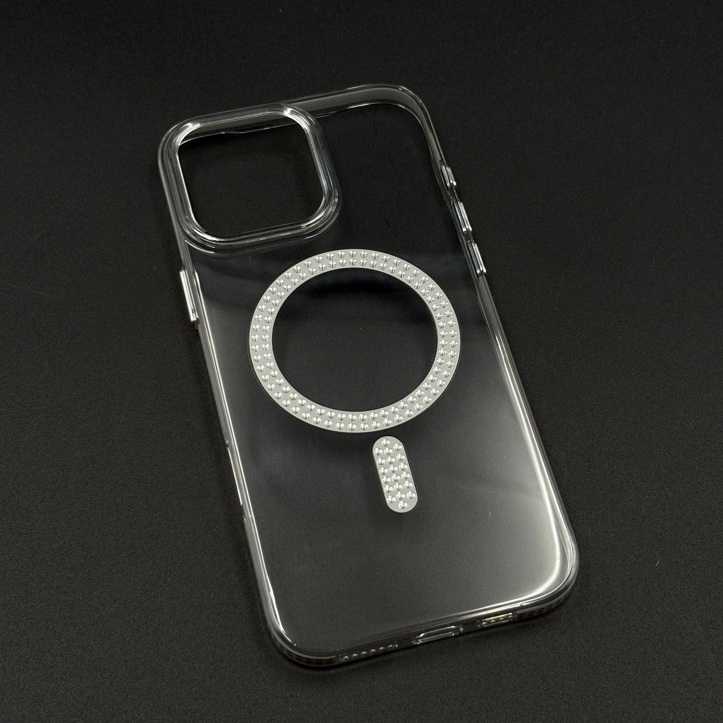 iPhone Crystal Diamond MagSafe Case | Full Panel Diamond Design | Luxury Sparkling Cover