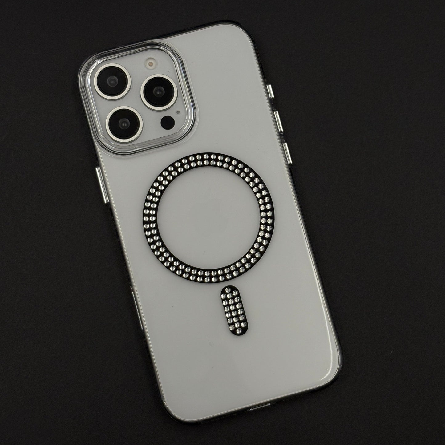 iPhone Crystal Diamond MagSafe Case | Full Panel Diamond Design | Luxury Sparkling Cover