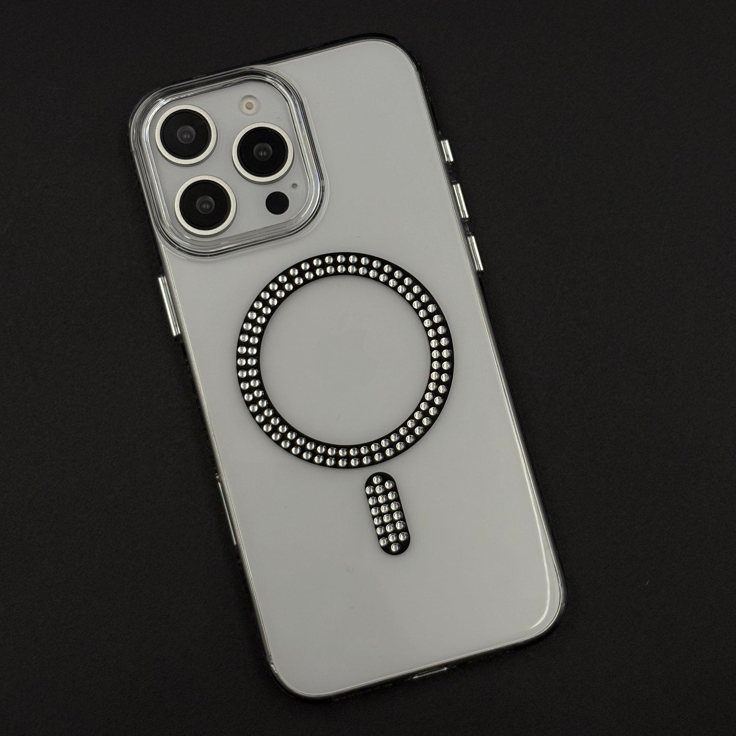 iPhone Crystal Diamond MagSafe Case | Full Panel Diamond Design | Luxury Sparkling Cover