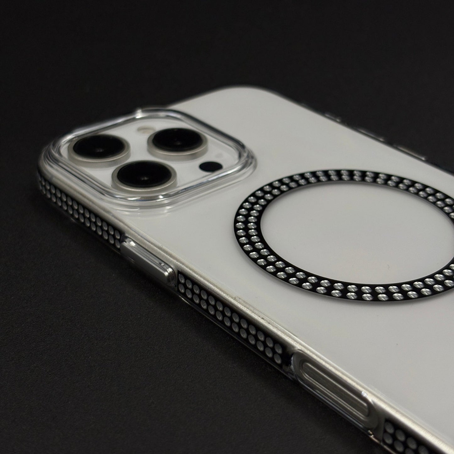 iPhone Crystal Diamond MagSafe Case | Full Panel Diamond Design | Luxury Sparkling Cover