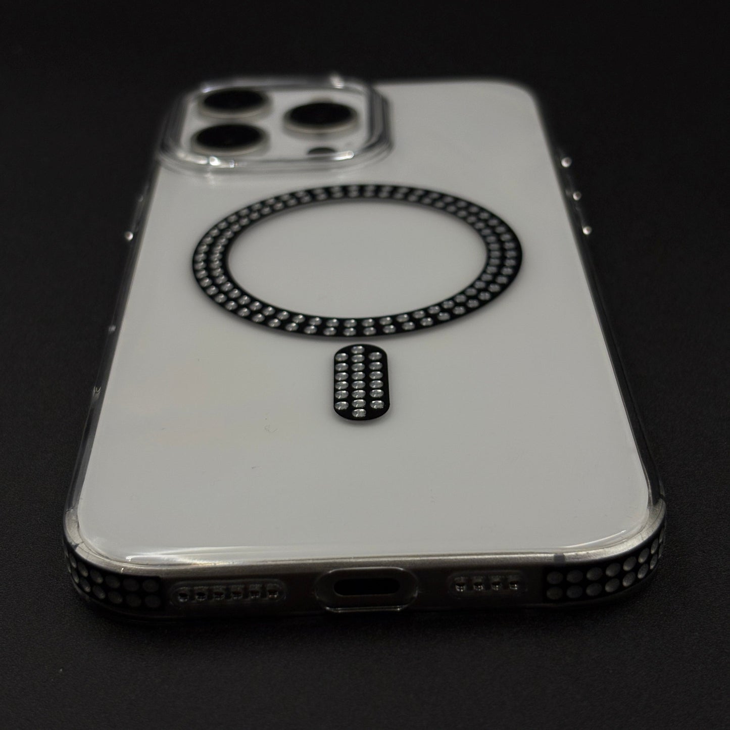 iPhone Crystal Diamond MagSafe Case | Full Panel Diamond Design | Luxury Sparkling Cover