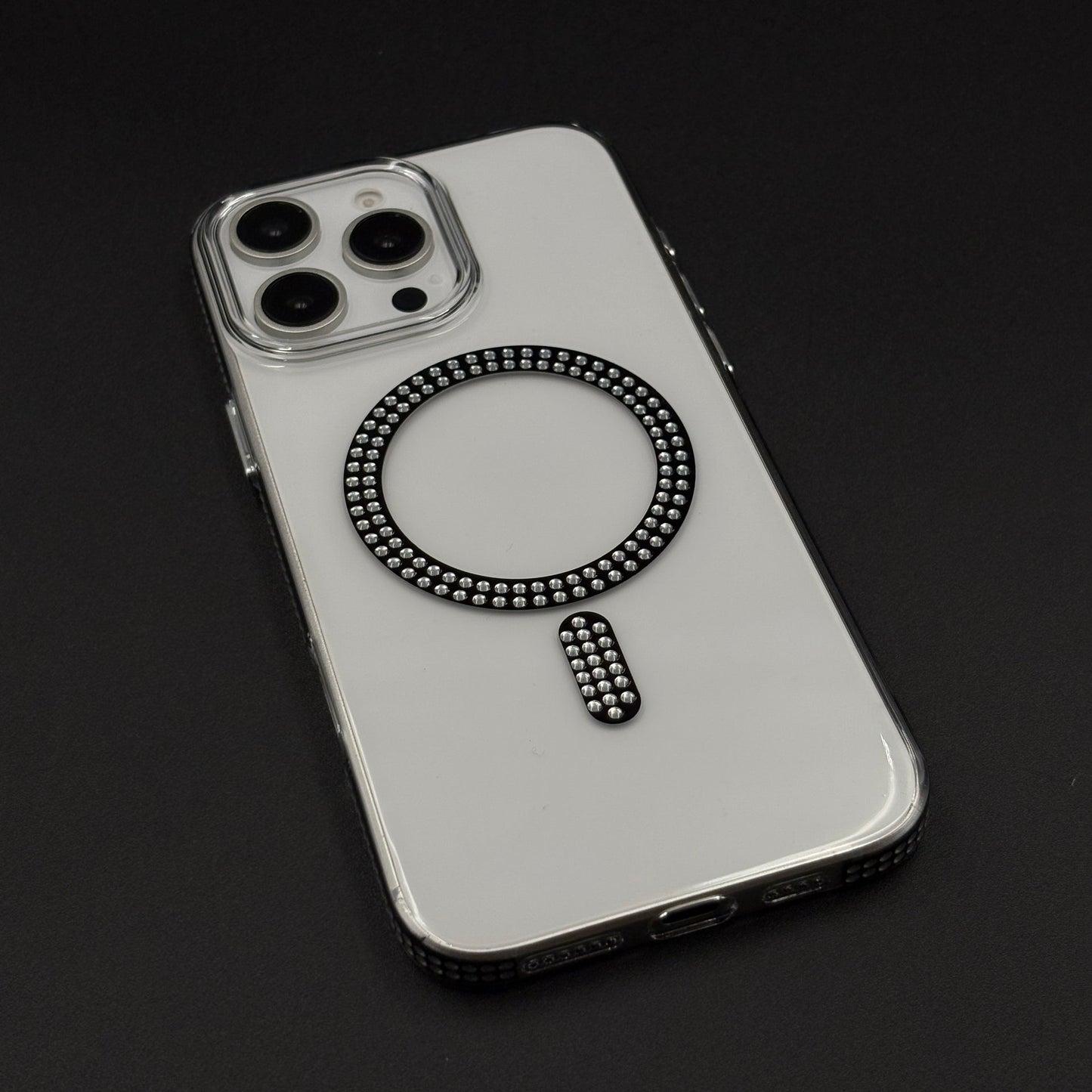 iPhone Crystal Diamond MagSafe Case | Full Panel Diamond Design | Luxury Sparkling Cover