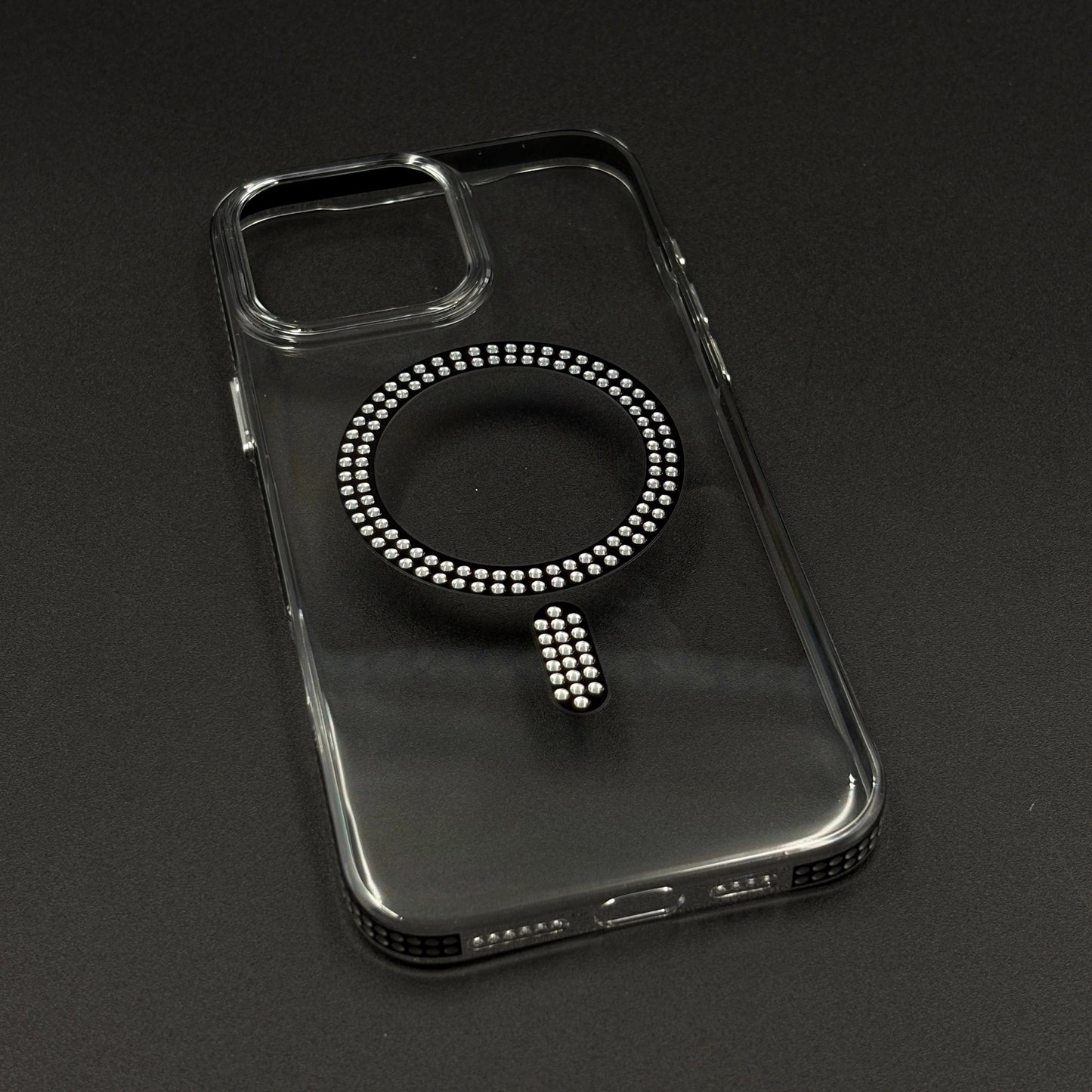 iPhone Crystal Diamond MagSafe Case | Full Panel Diamond Design | Luxury Sparkling Cover