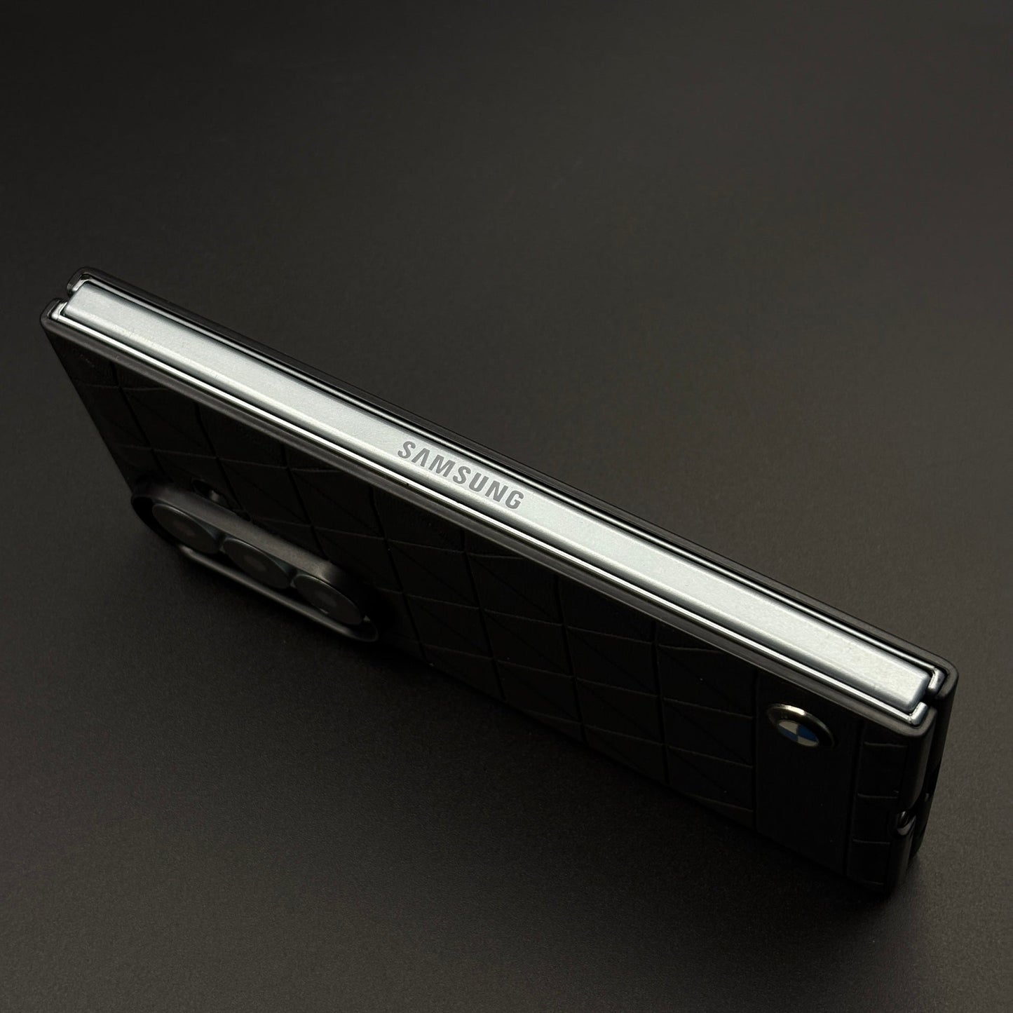 Geometric Black Luxury Sports Car Case for Samsung Galaxy Z Fold 7