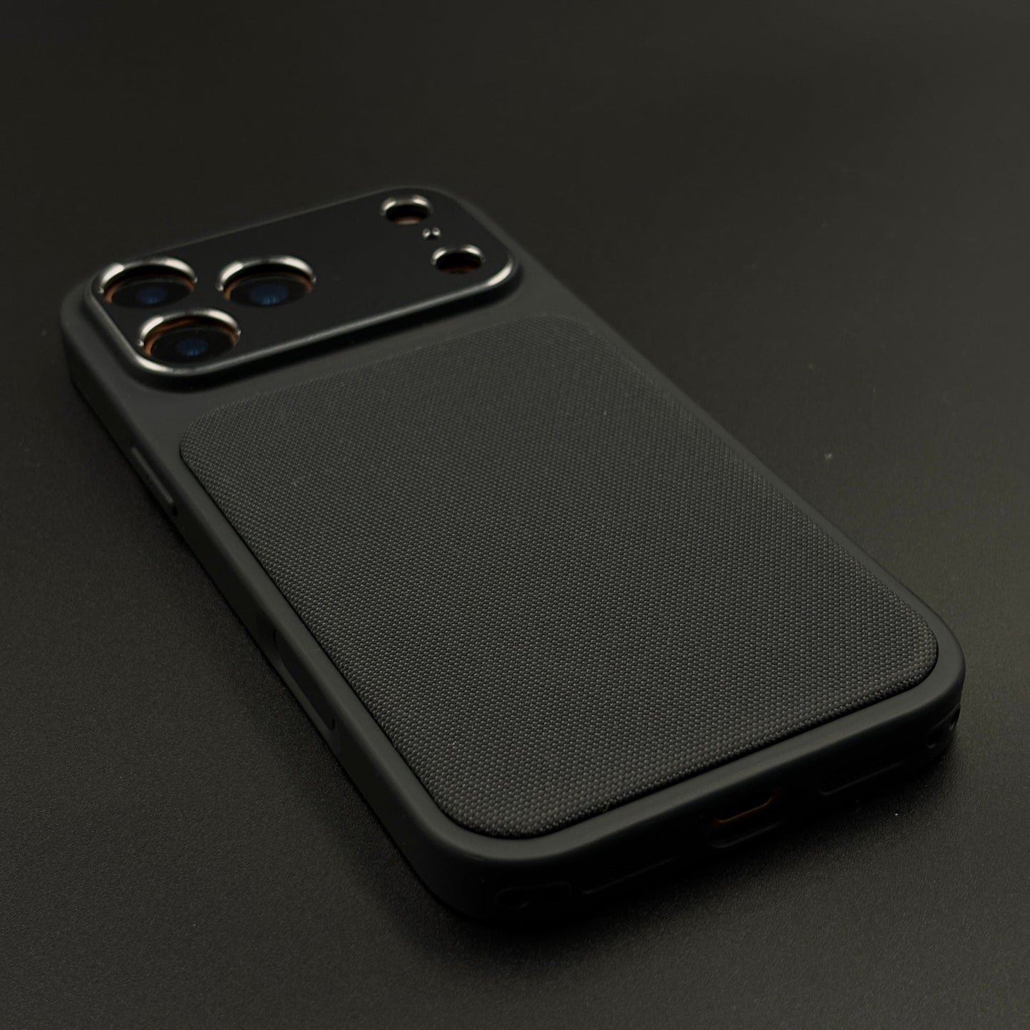 Tech Texture Hidden MagSafe Case with Metal Camera Protection for iPhone 17 Series