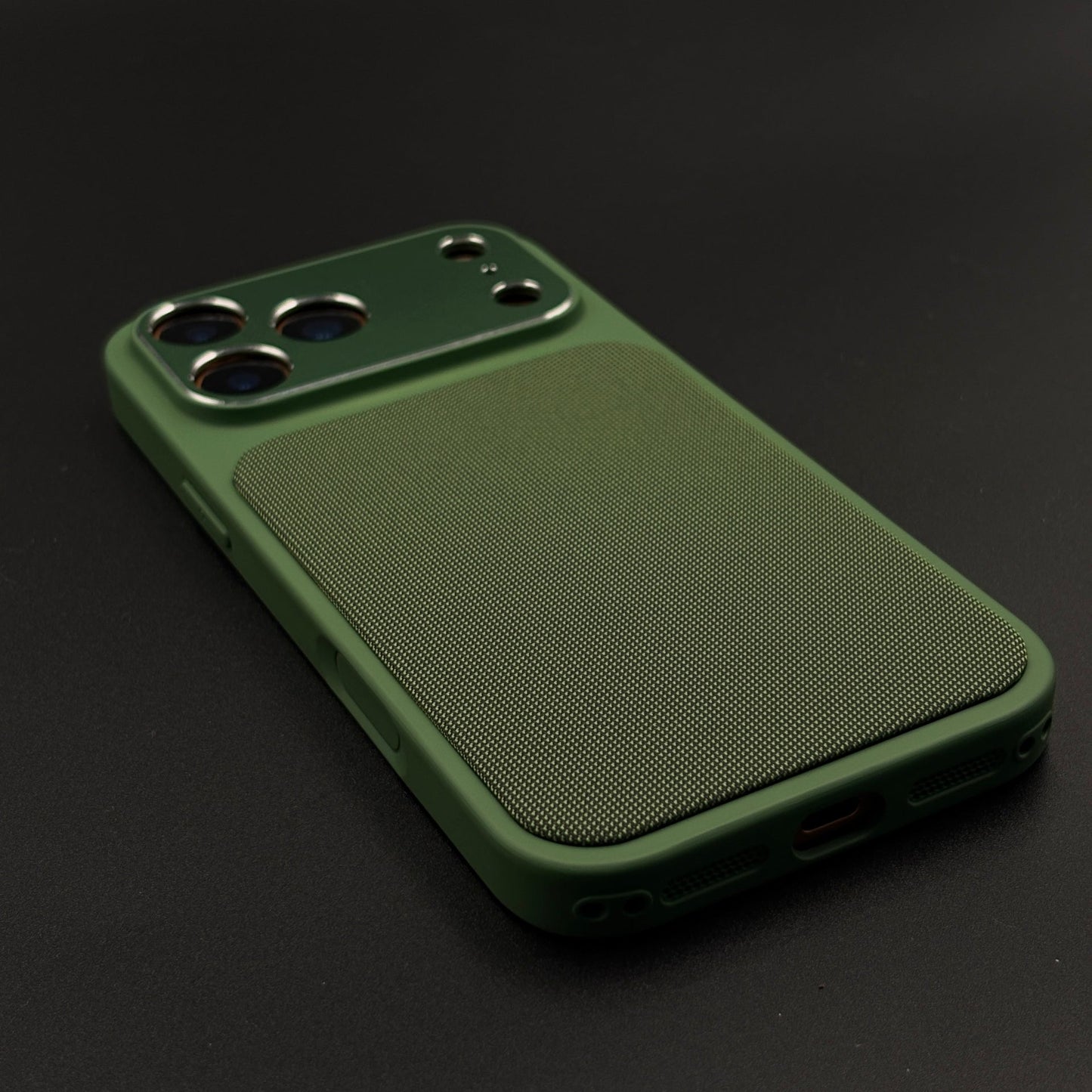 Tech Texture Hidden MagSafe Case with Metal Camera Protection for iPhone 17 Series