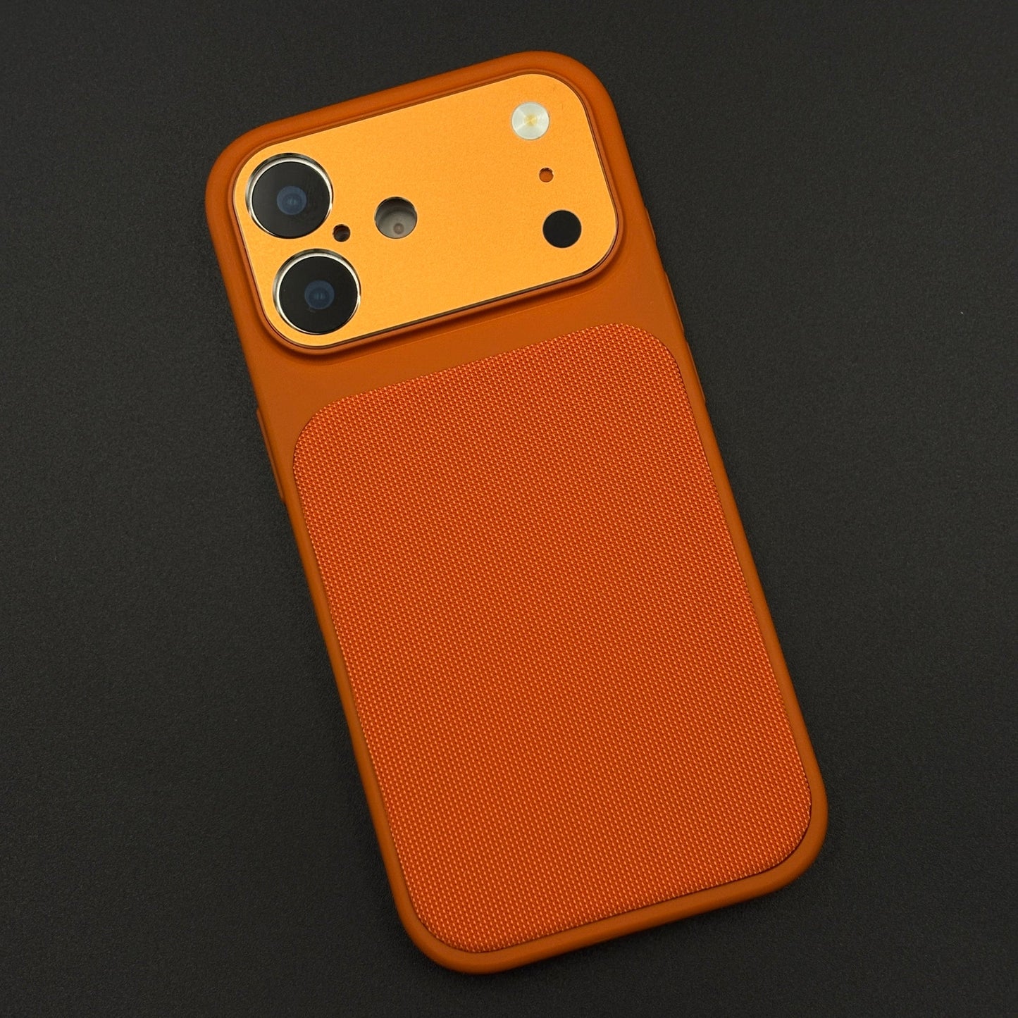 Tech Texture Hidden MagSafe Case with Metal Camera Protection for iPhone 17