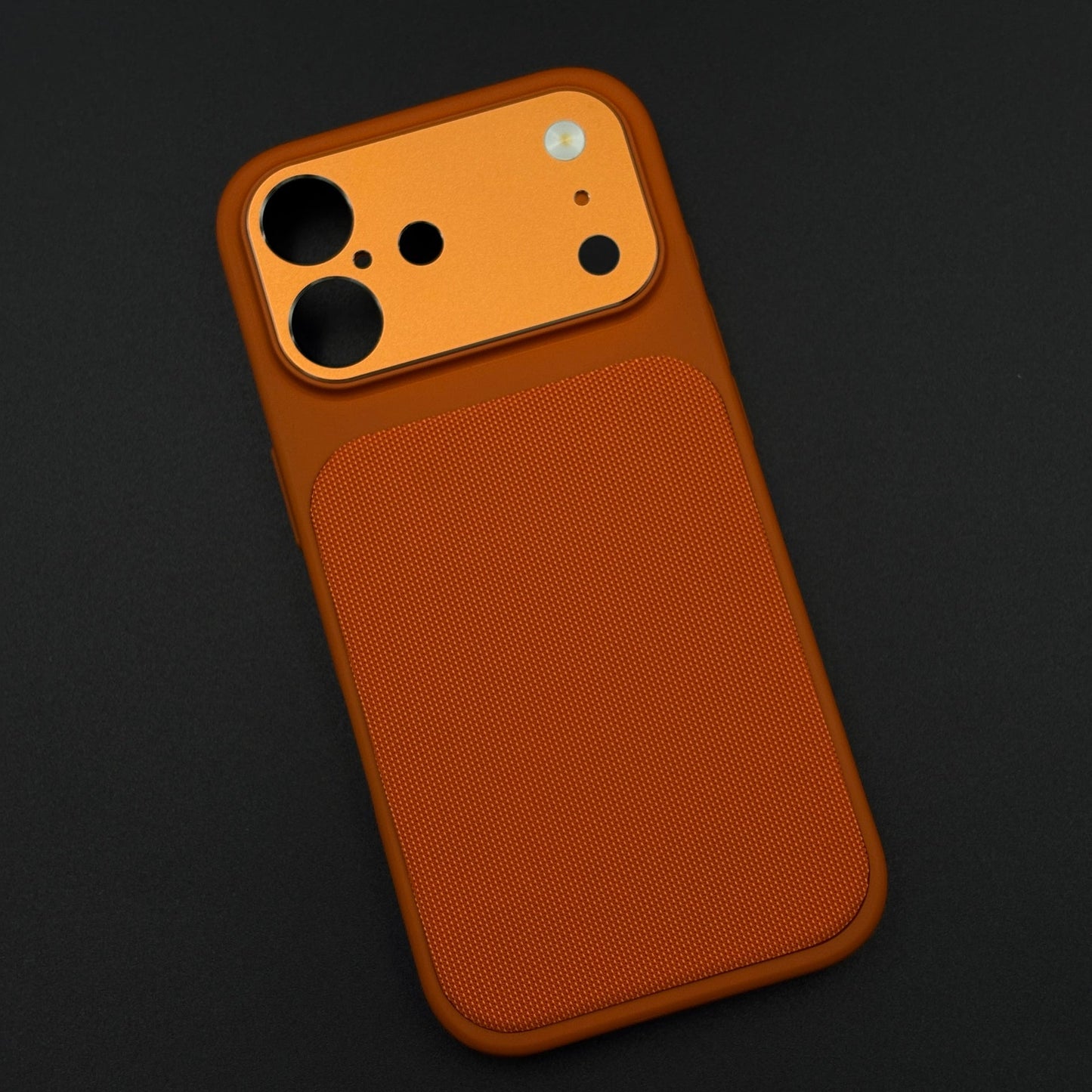 Tech Texture Hidden MagSafe Case with Metal Camera Protection for iPhone 17
