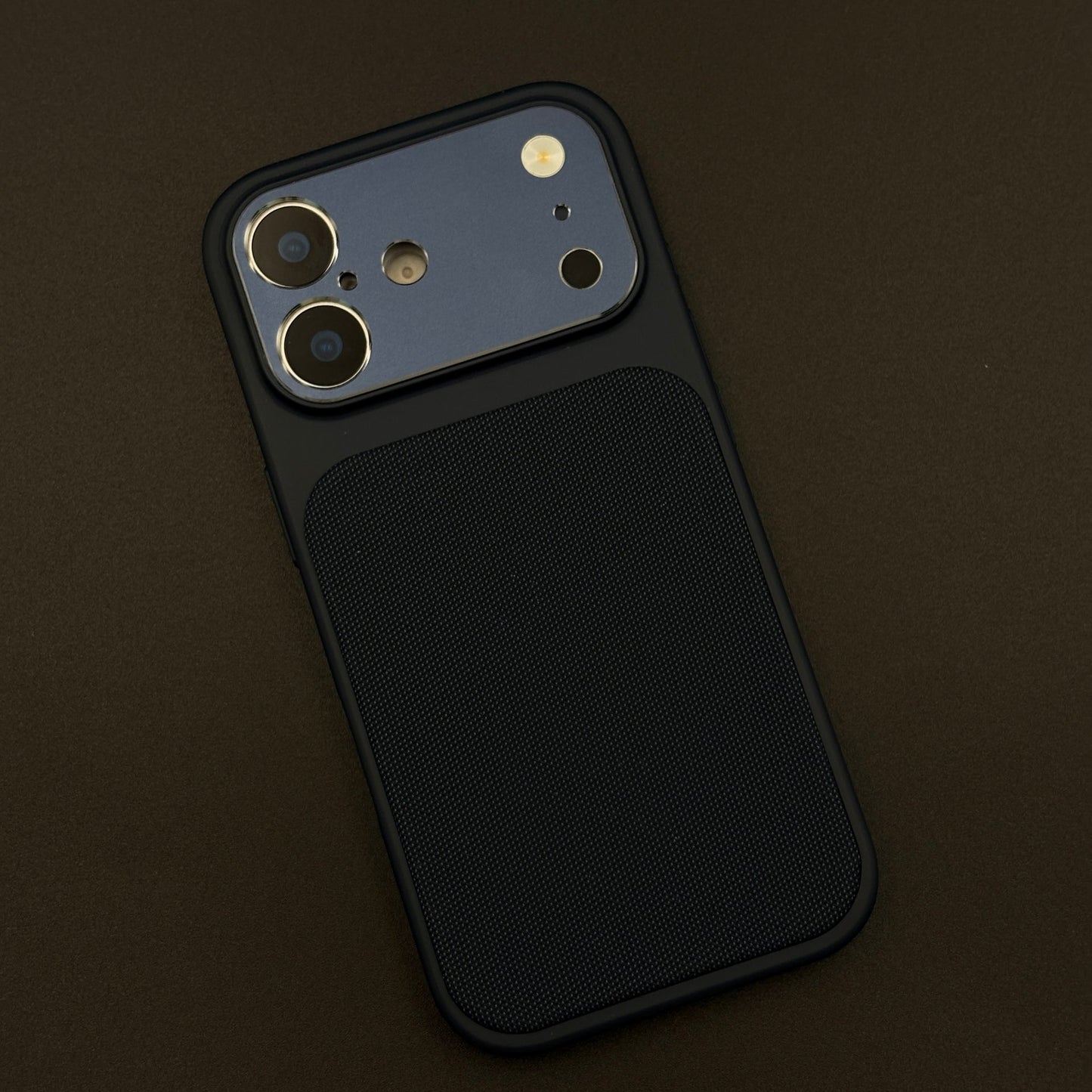 Tech Texture Hidden MagSafe Case with Metal Camera Protection for iPhone 17