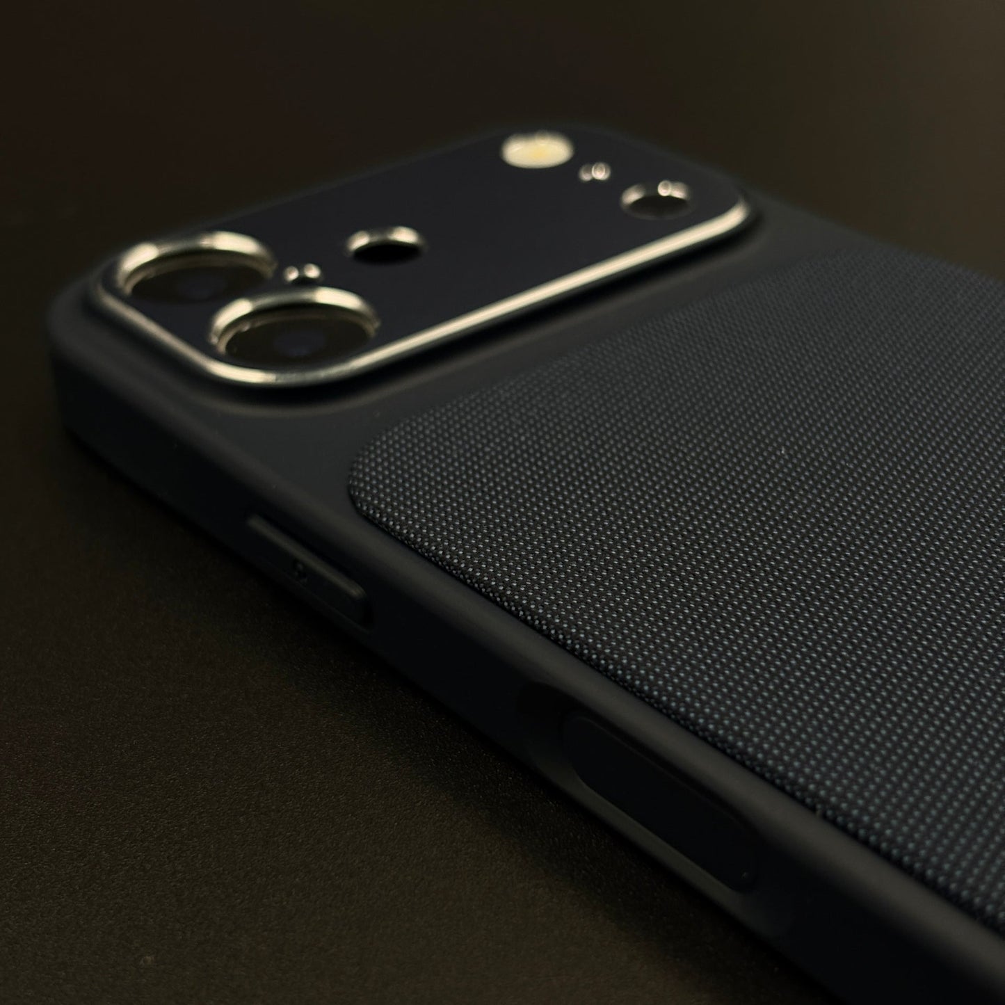 Tech Texture Hidden MagSafe Case with Metal Camera Protection for iPhone 17