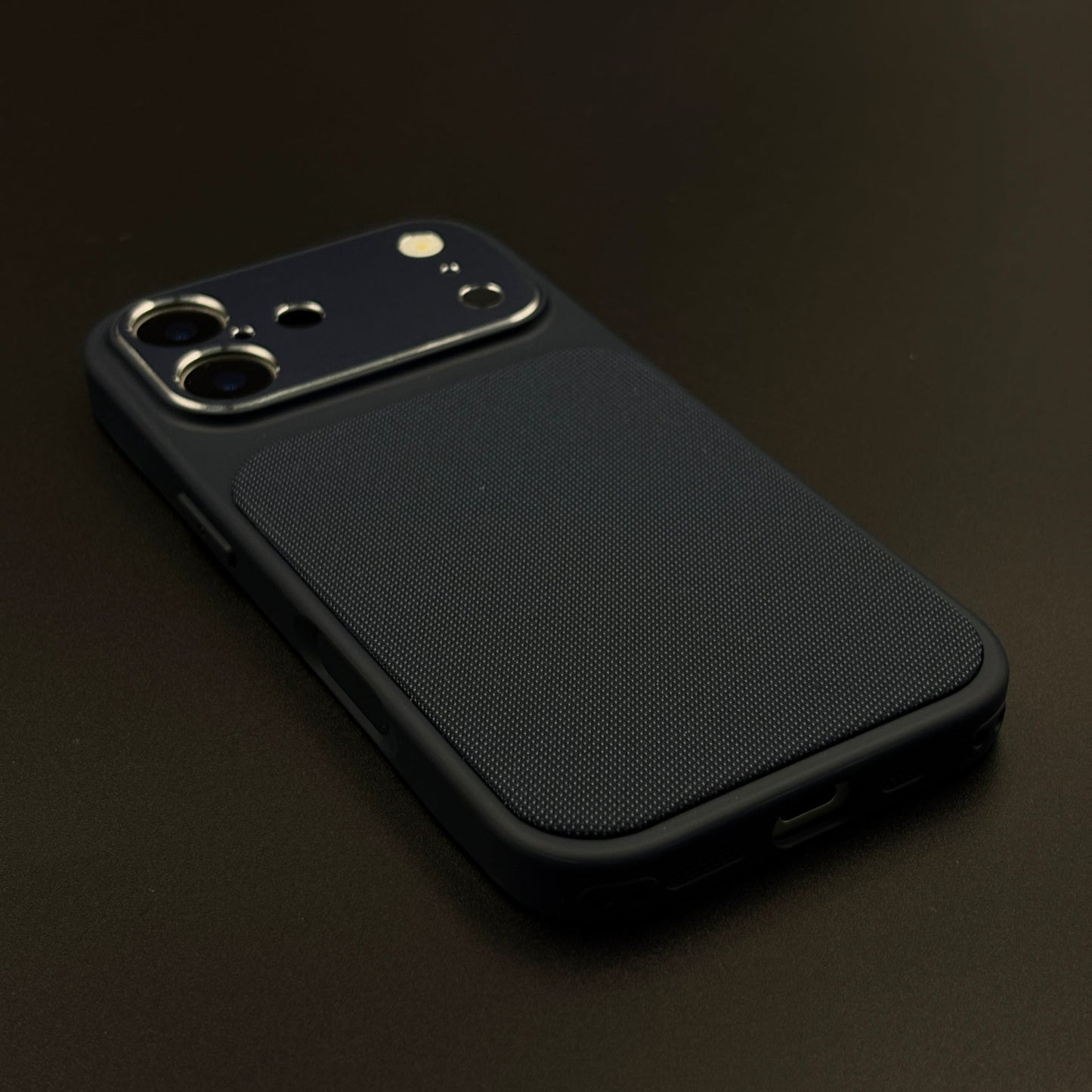 Tech Texture Hidden MagSafe Case with Metal Camera Protection for iPhone 17