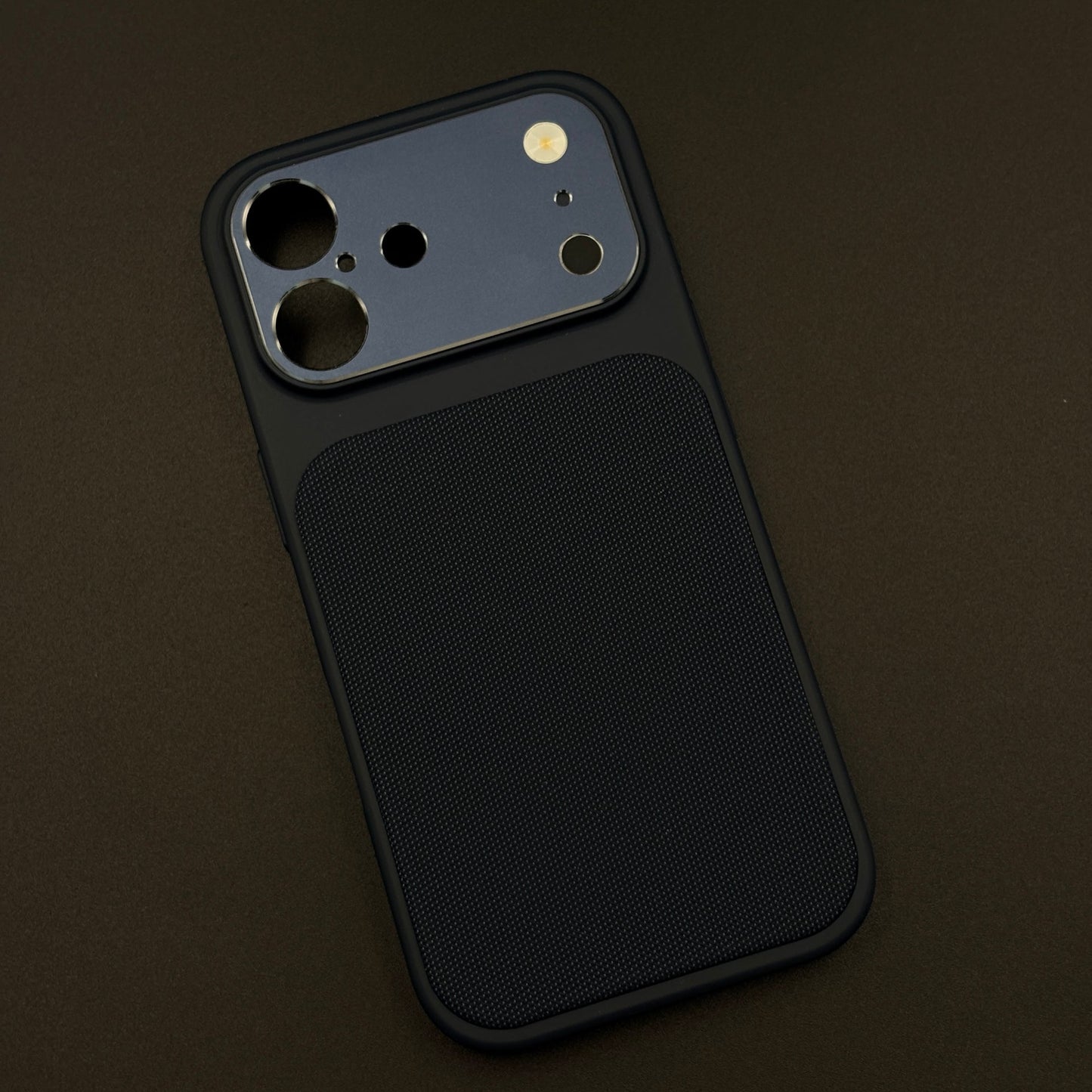 Tech Texture Hidden MagSafe Case with Metal Camera Protection for iPhone 17