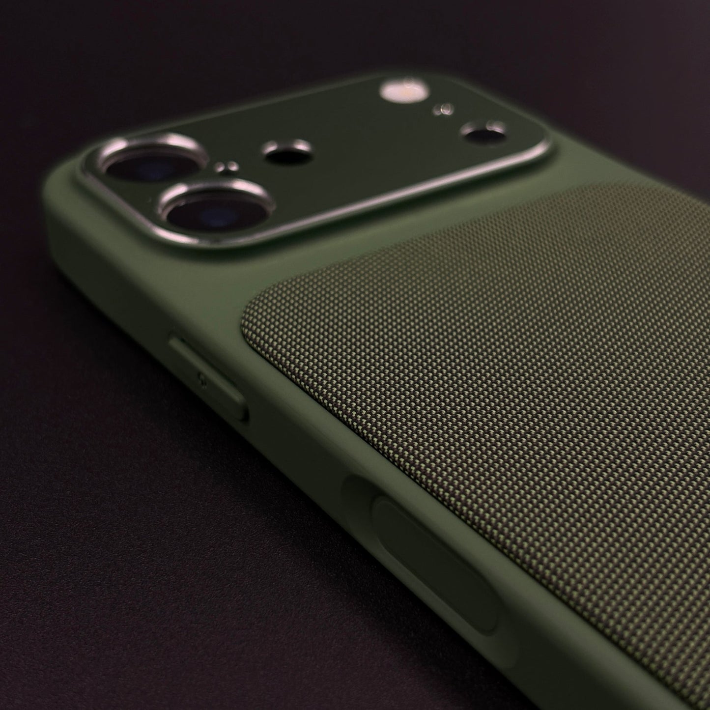Tech Texture Hidden MagSafe Case with Metal Camera Protection for iPhone 17
