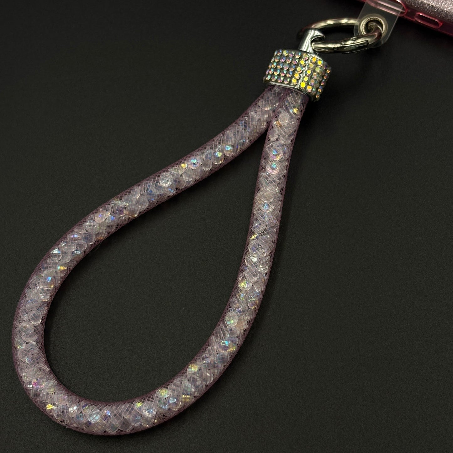 Bow Sparkle Glitter Case with Sling for iPhone 17 and Cute Carry Strap