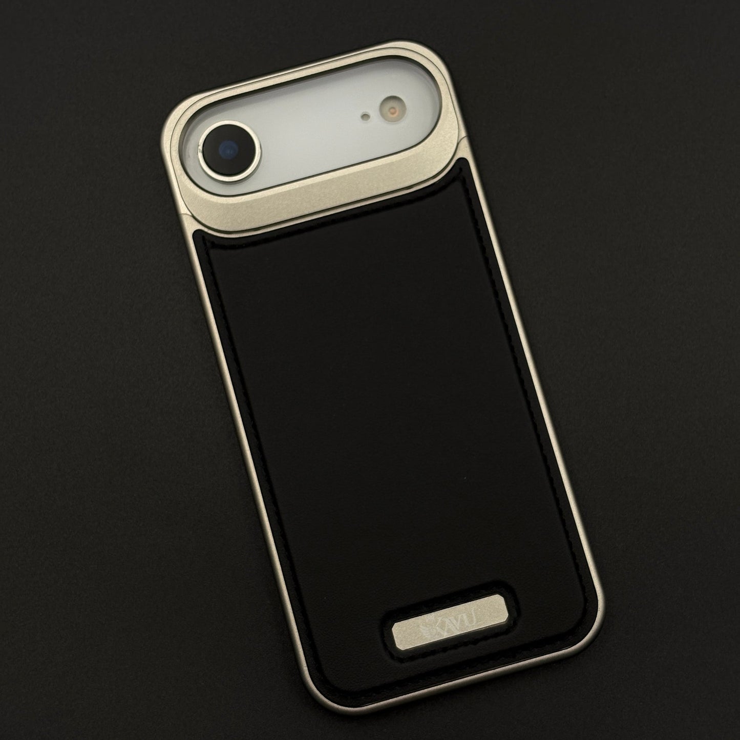 Aluminium Metal Leather Case Cover with Hidden MagSafe for iPhone 17 Air