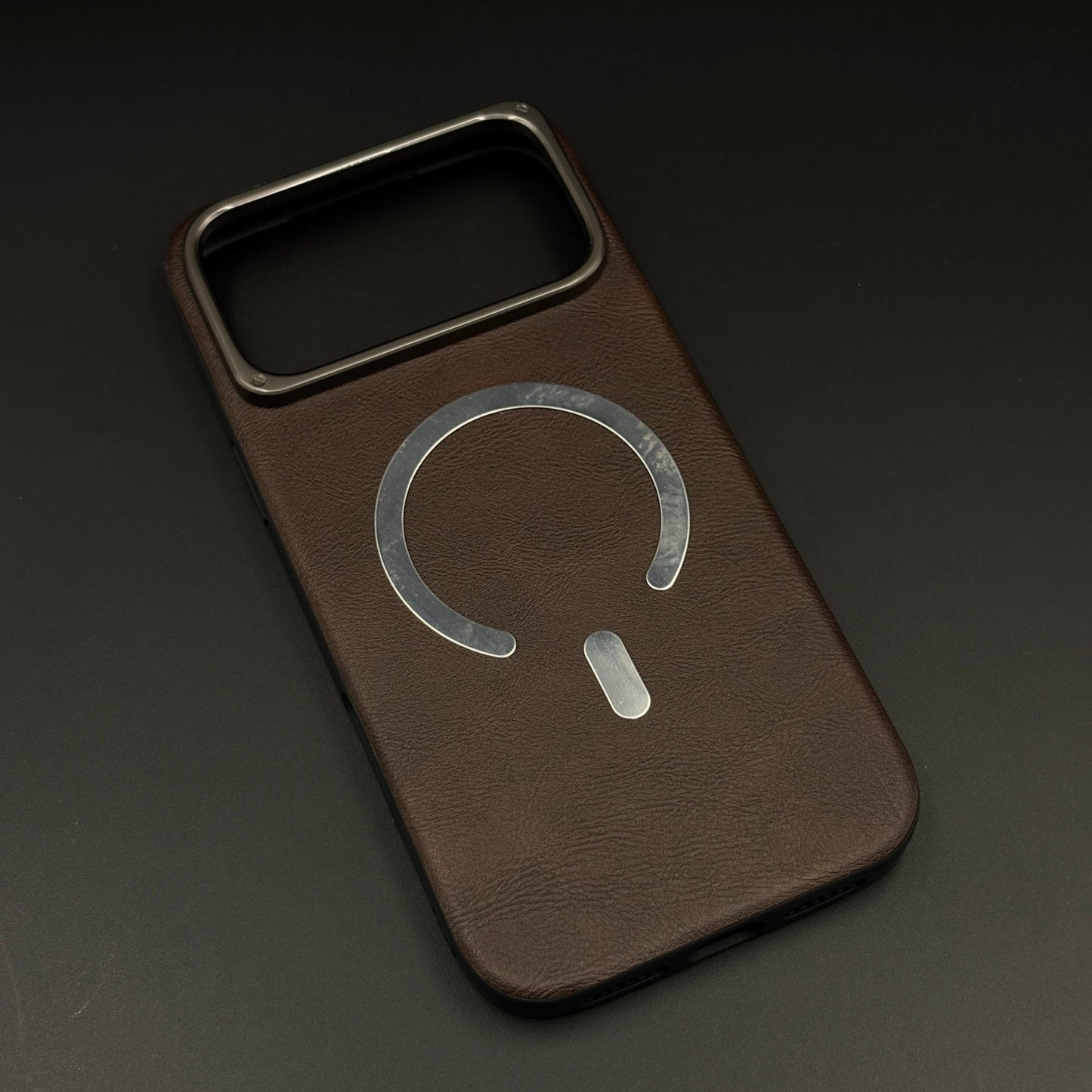 Leather MagSafe Mobile Case Cover for iPhone 17 Series | Slim Protective Back