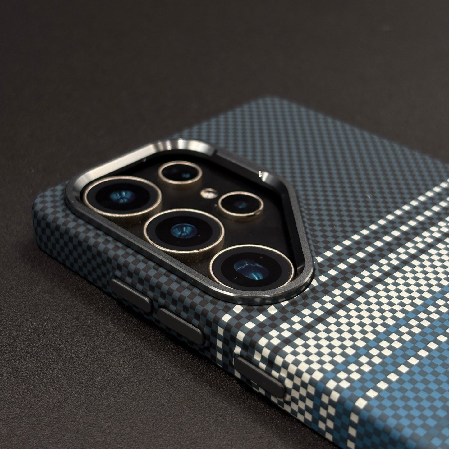 Teal Premium Slim Case for Samsung Galaxy S24 Ultra | Rare Aramid Texture Finish | Real Carbon Fibre Feel | Hidden MagSafe