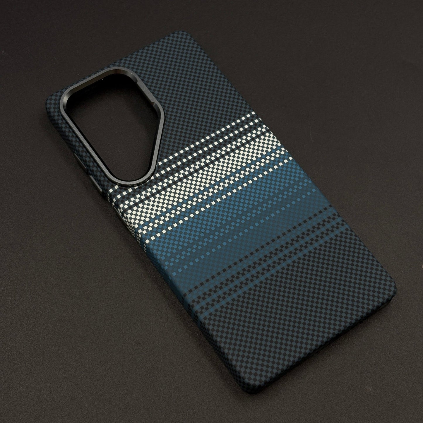 Teal Premium Slim Case for Samsung Galaxy S24 Ultra | Rare Aramid Texture Finish | Real Carbon Fibre Feel | Hidden MagSafe