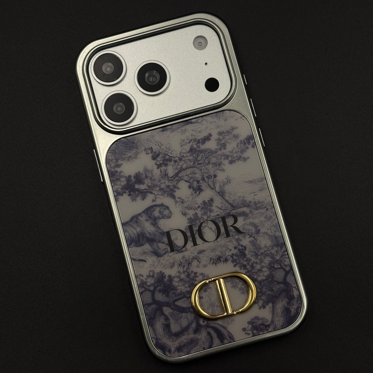 CD Toile Bloom Designer Case for iPhone 17 Series with Elegant Floral Heritage Print