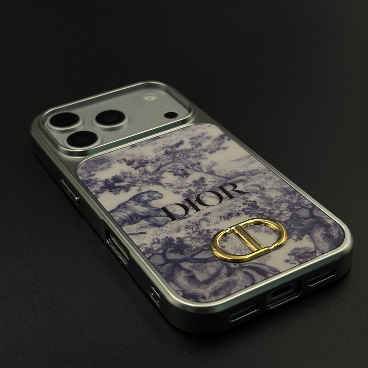 CD Toile Bloom Designer Case for iPhone 17 Series with Elegant Floral Heritage Print