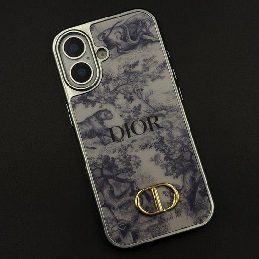 CD Toile Bloom Designer Case for iPhone 17 with Elegant Floral Heritage Print