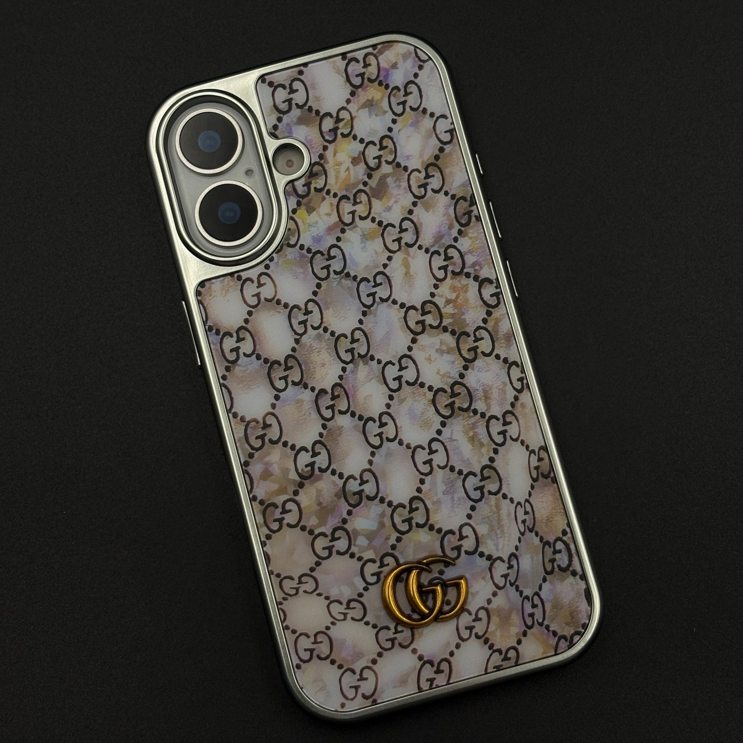 Pastel GG Monogram Luxe Case for iPhone 17