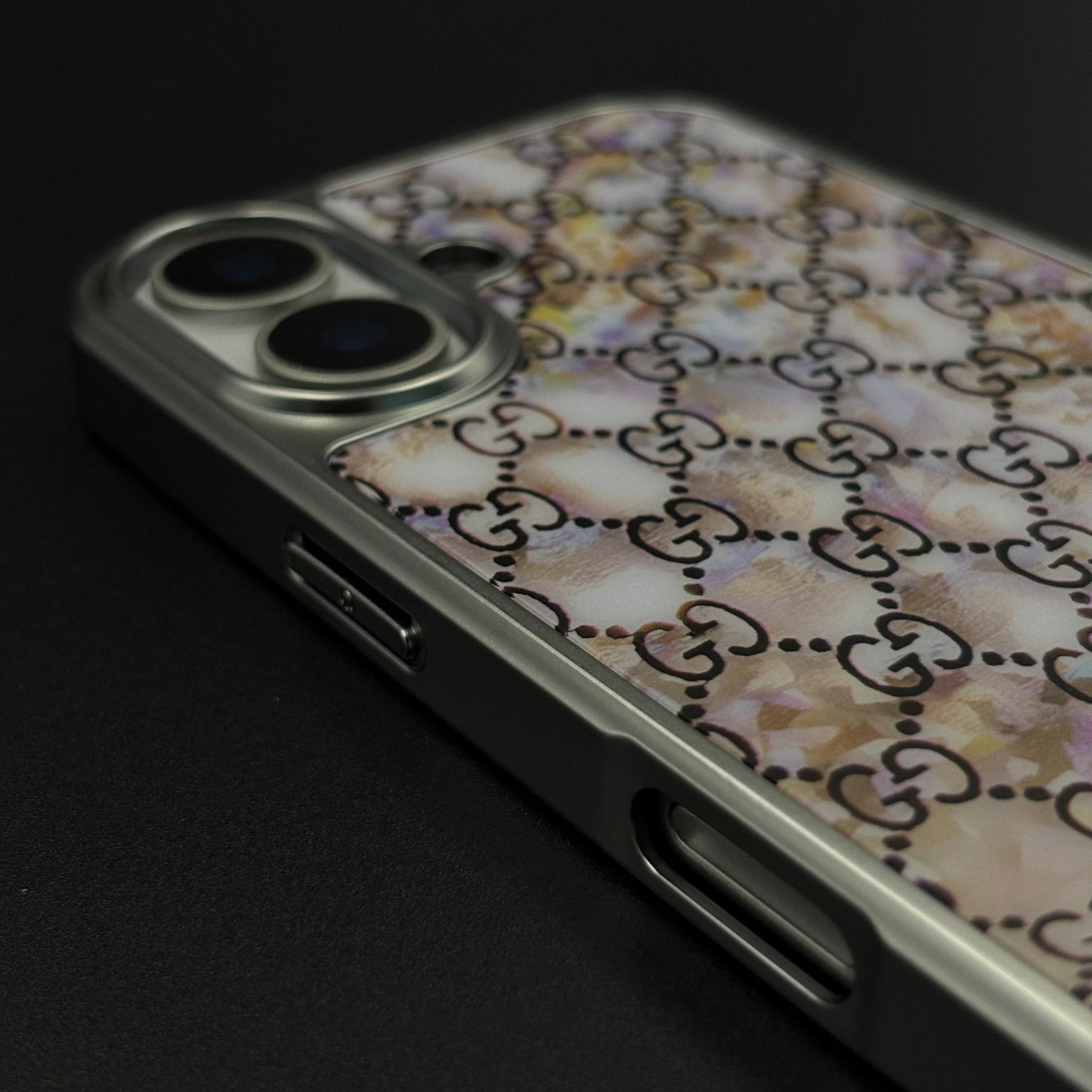 Pastel GG Monogram Luxe Case for iPhone 17