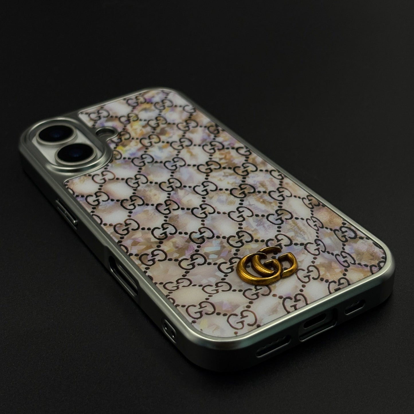 Pastel GG Monogram Luxe Case for iPhone 17