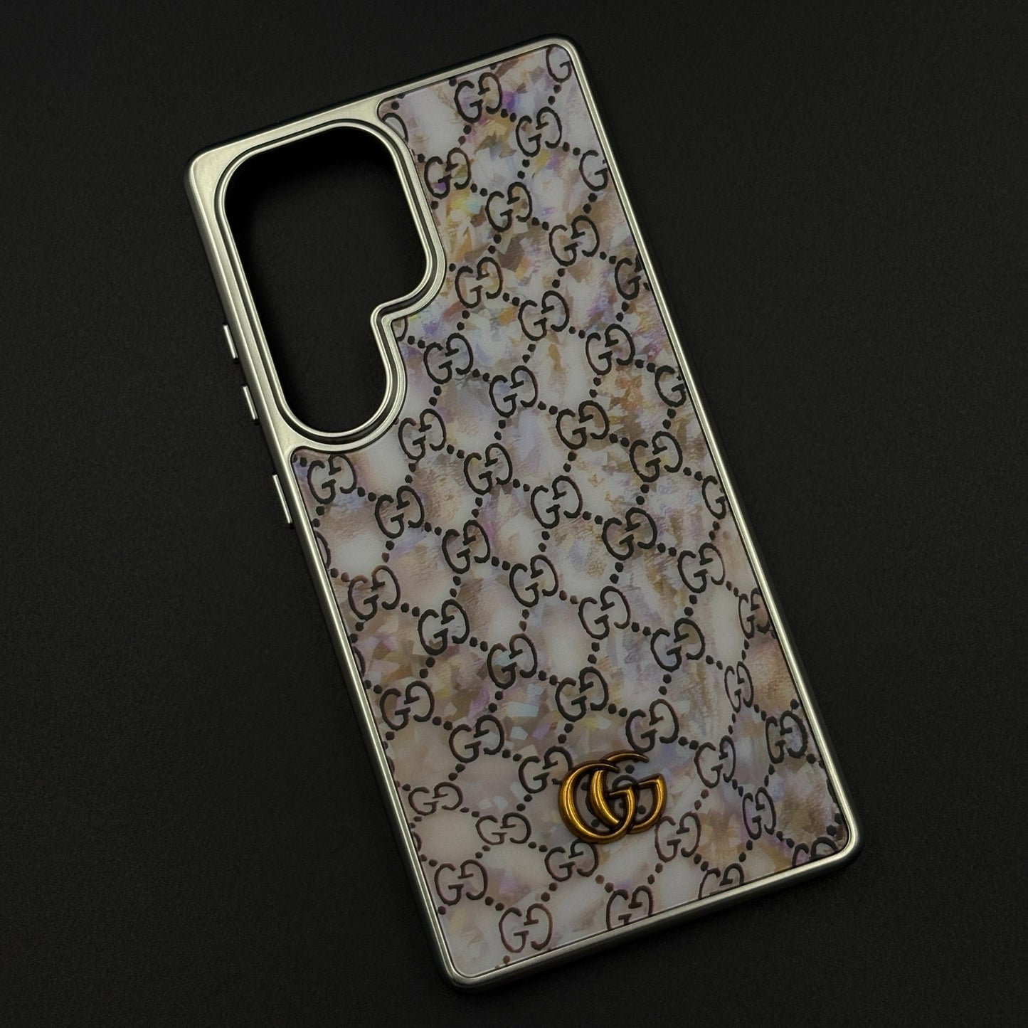 Pastel GG Monogram Luxe Case for Samsung Galaxy S25 Ultra