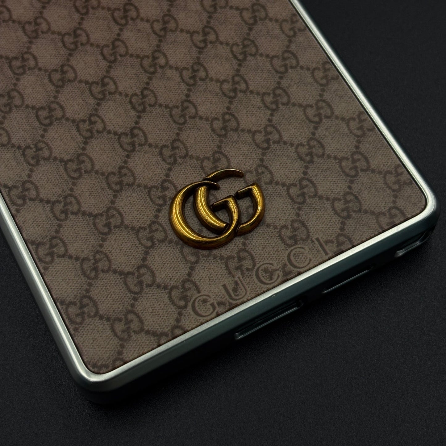 GG Monogram Luxe Pattern Designer Case for Samsung Galaxy S25 Ultra