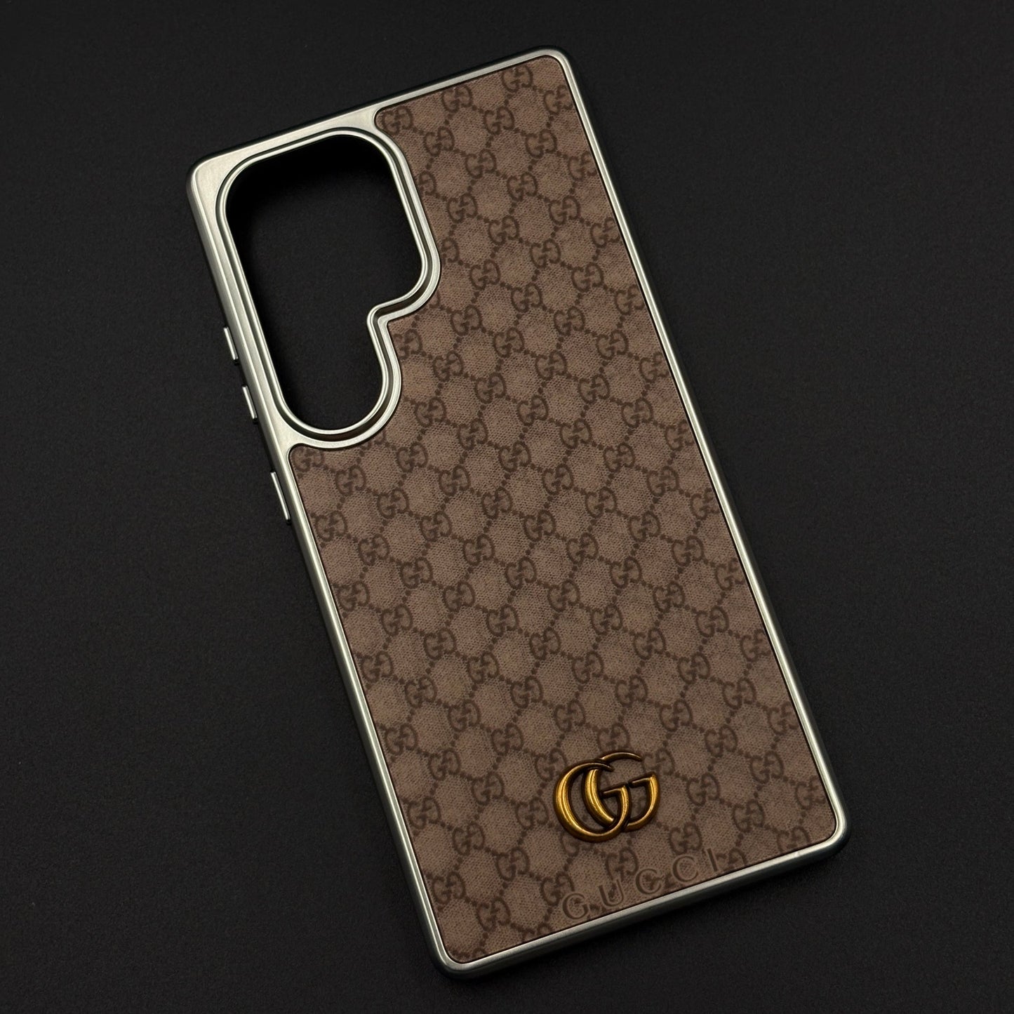 GG Monogram Luxe Pattern Designer Case for Samsung Galaxy S25 Ultra