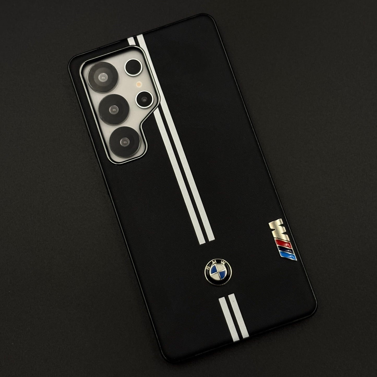 Motorsport Inspired M Performance Stripe Leather Case for Samsung Galaxy S25 Ultra