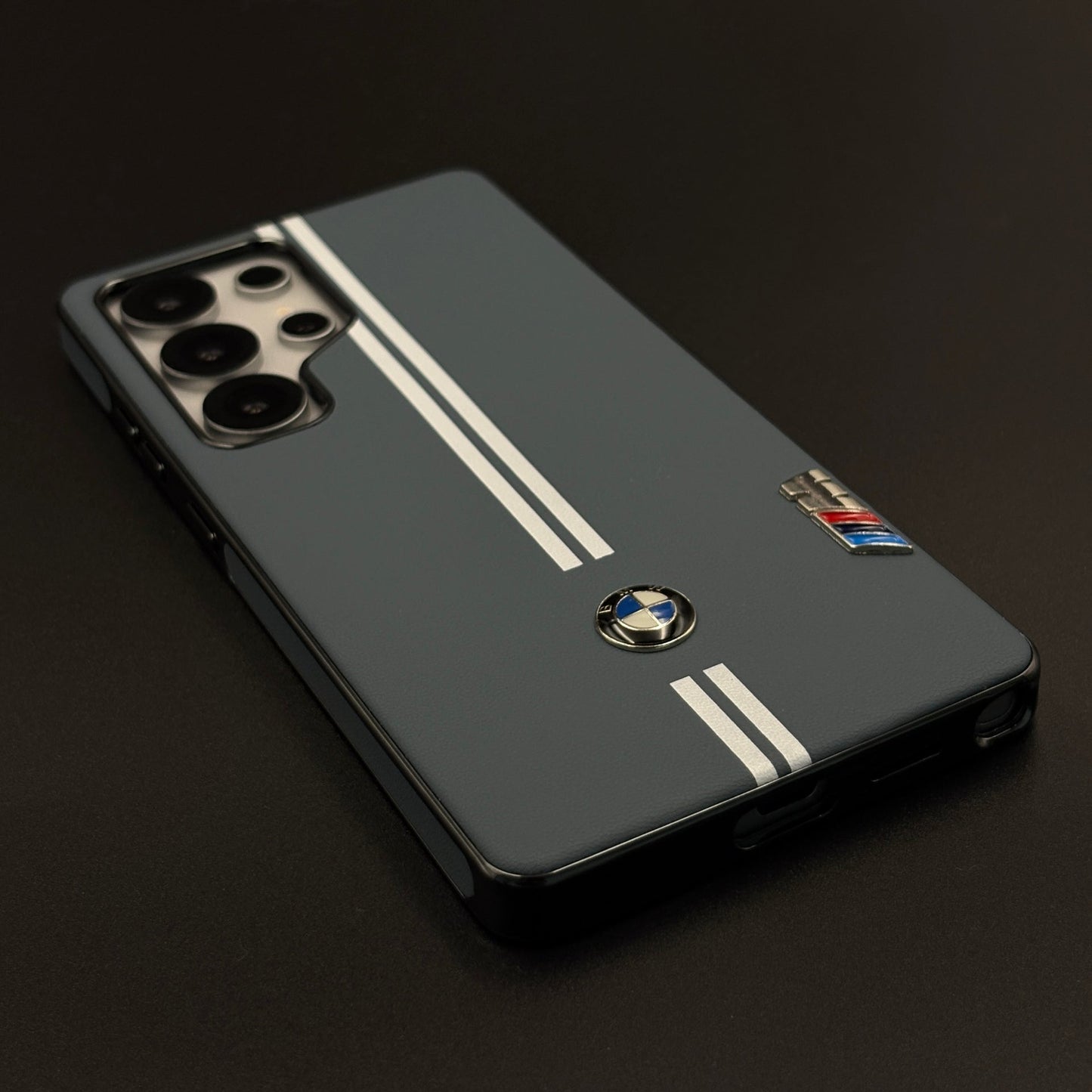 Motorsport Inspired M Performance Stripe Leather Case for Samsung Galaxy S25 Ultra