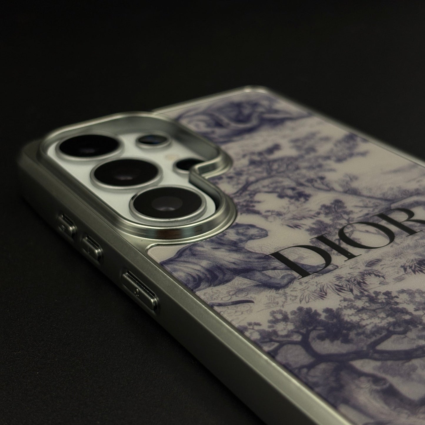 CD Toile Bloom Designer Case for Samsung Galaxy S26 Ultra with Elegant Floral Heritage Print