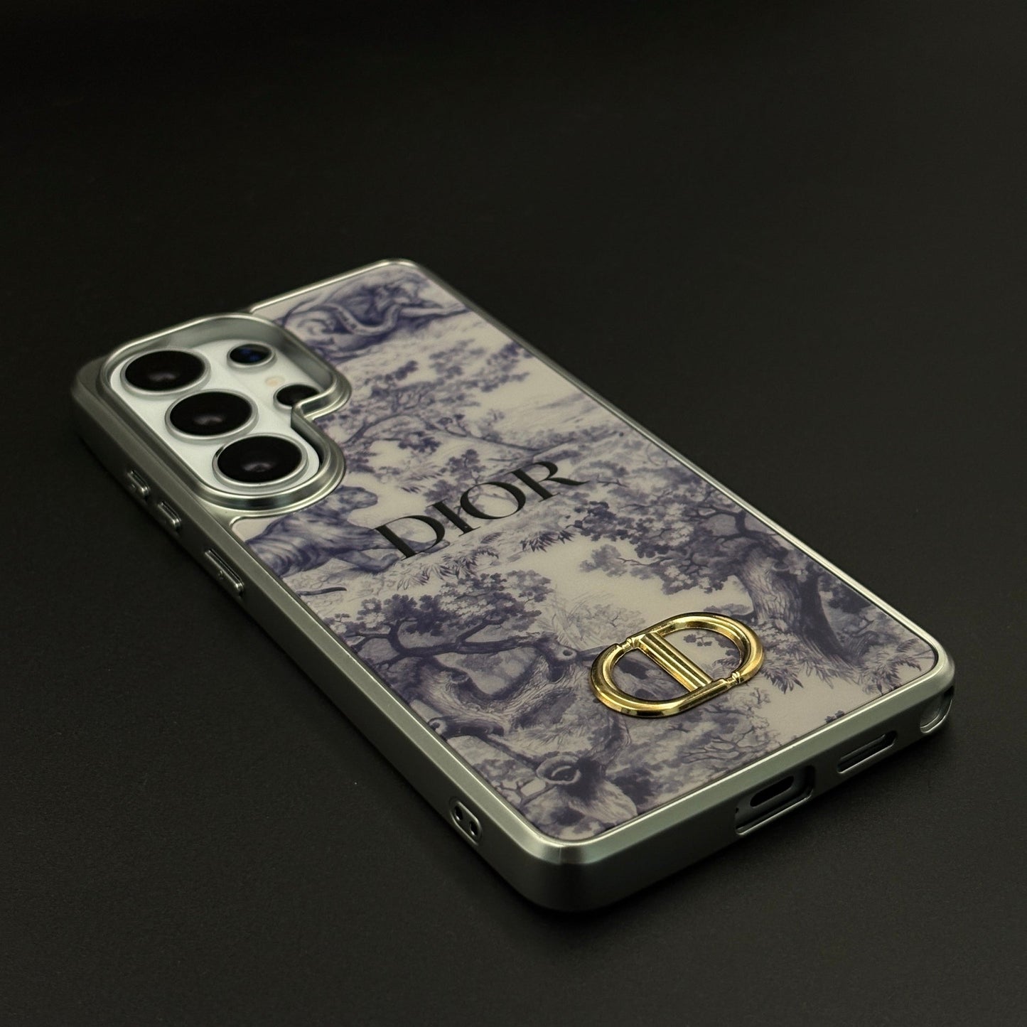 CD Toile Bloom Designer Case for Samsung Galaxy S26 Ultra with Elegant Floral Heritage Print