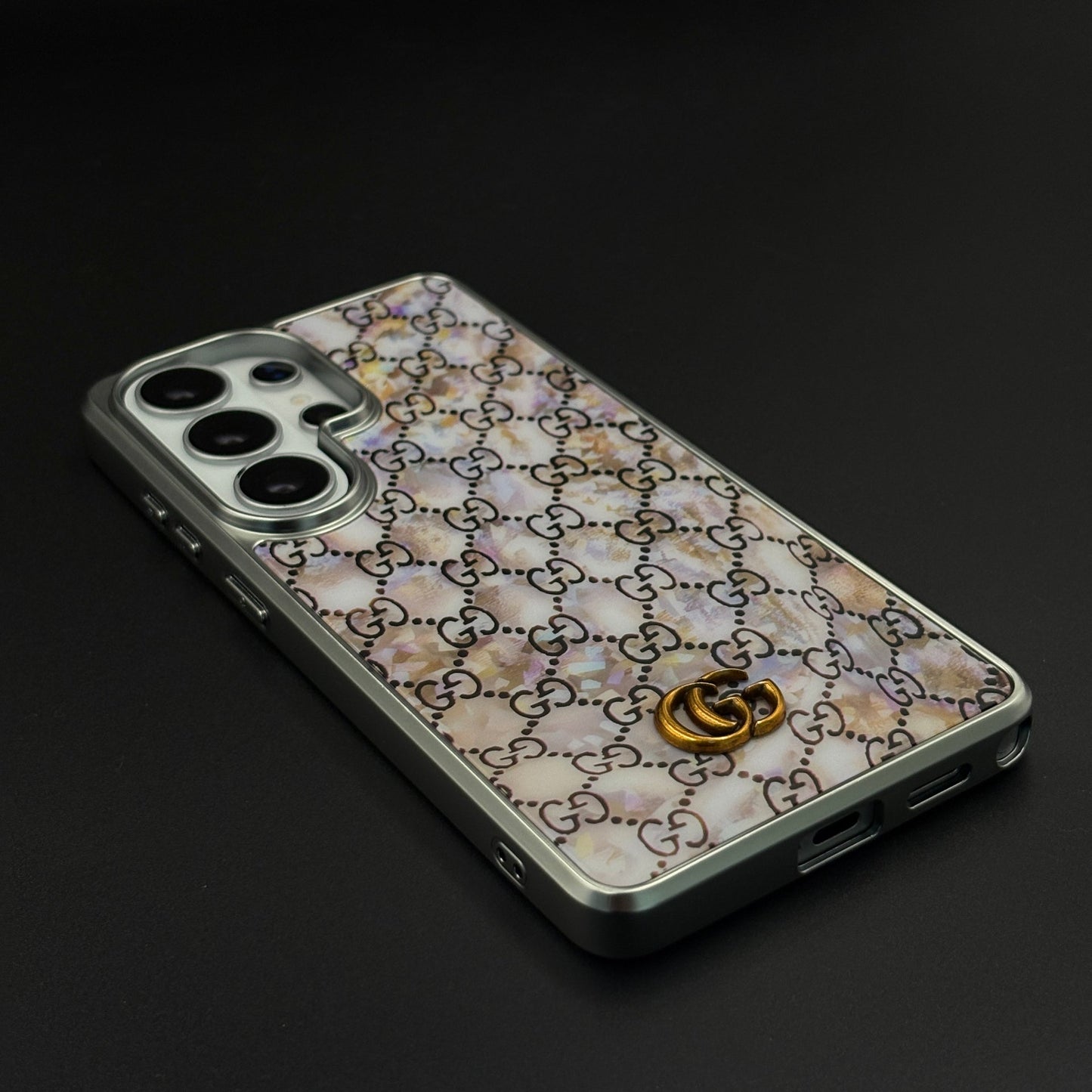 Pastel GG Monogram Luxe Case for Samsung Galaxy S26 Ultra