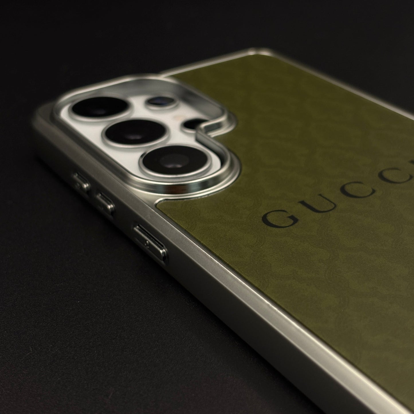 Luxe Olive GG Monogram Luxe Case for Samsung Galaxy S26 Ultra