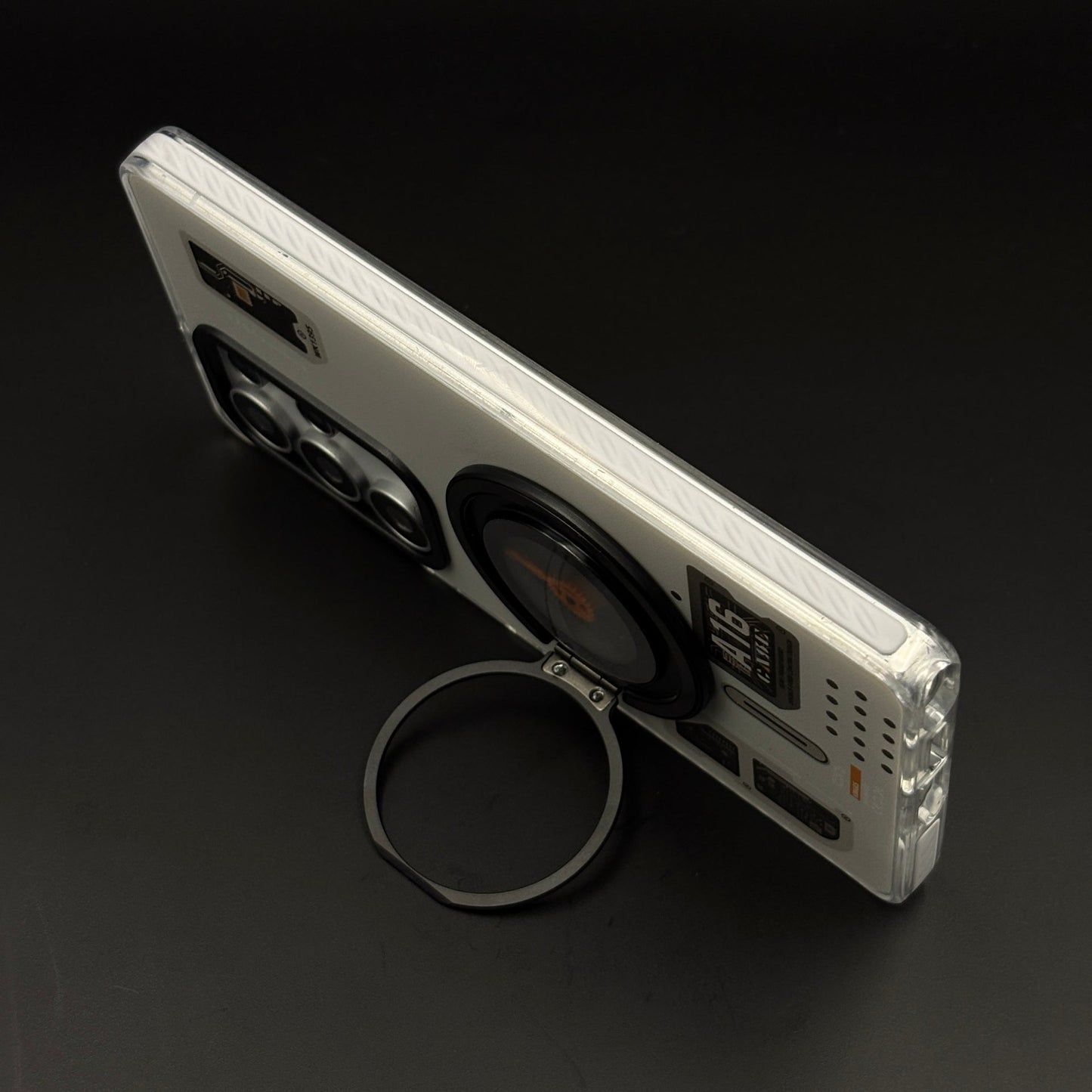 Metal Rotating Stand MagSafe Case for Samsung Galaxy S24 Ultra | Futuristic Tech Gear Ring Kickstand