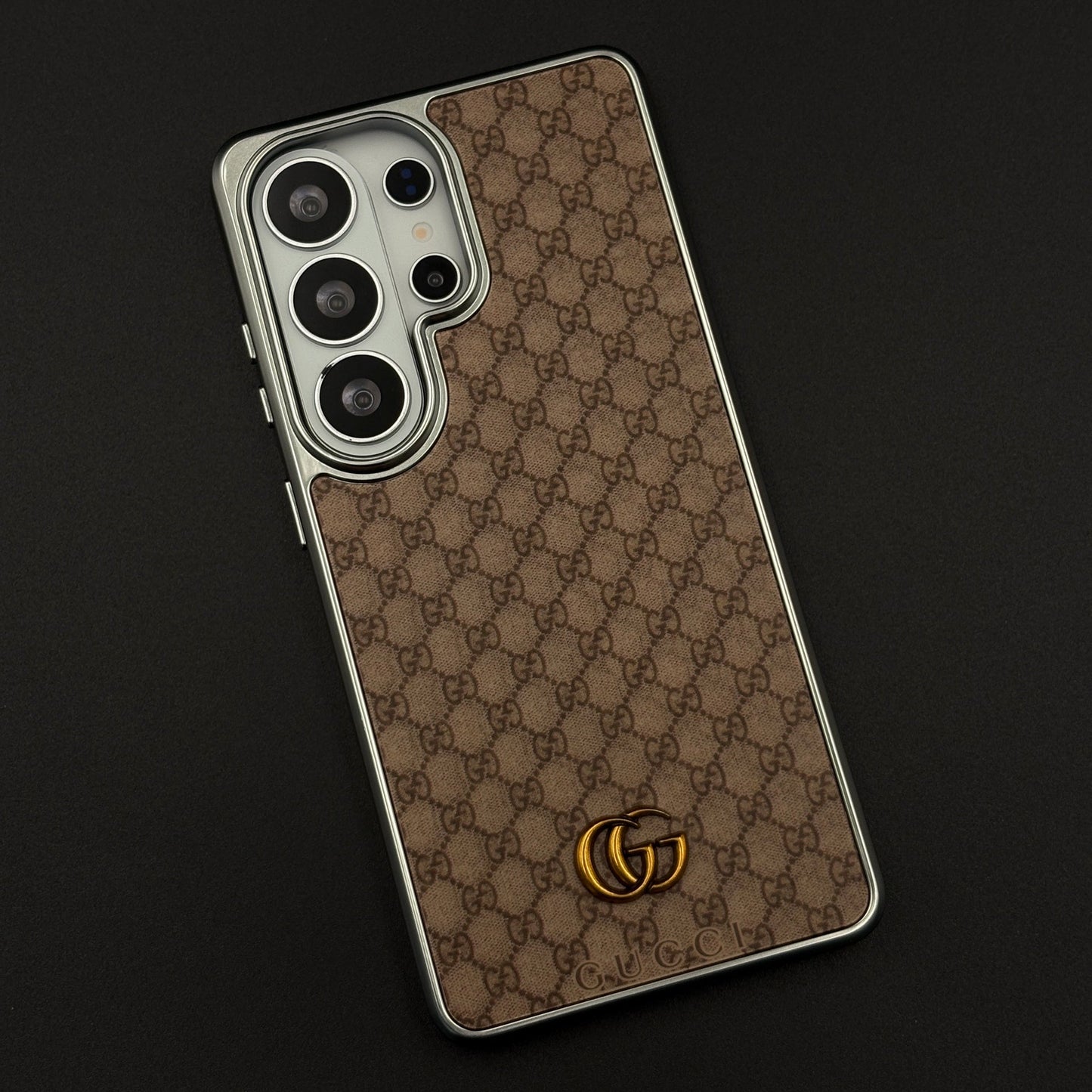 GG Monogram Luxe Pattern Designer Case for Samsung Galaxy S26 Ultra