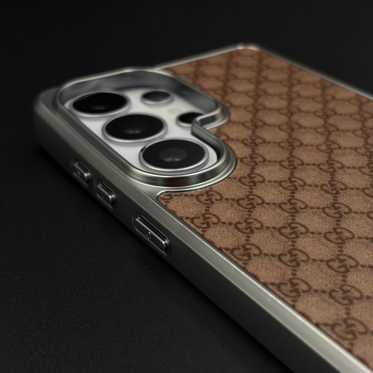 GG Monogram Luxe Pattern Designer Case for Samsung Galaxy S26 Ultra