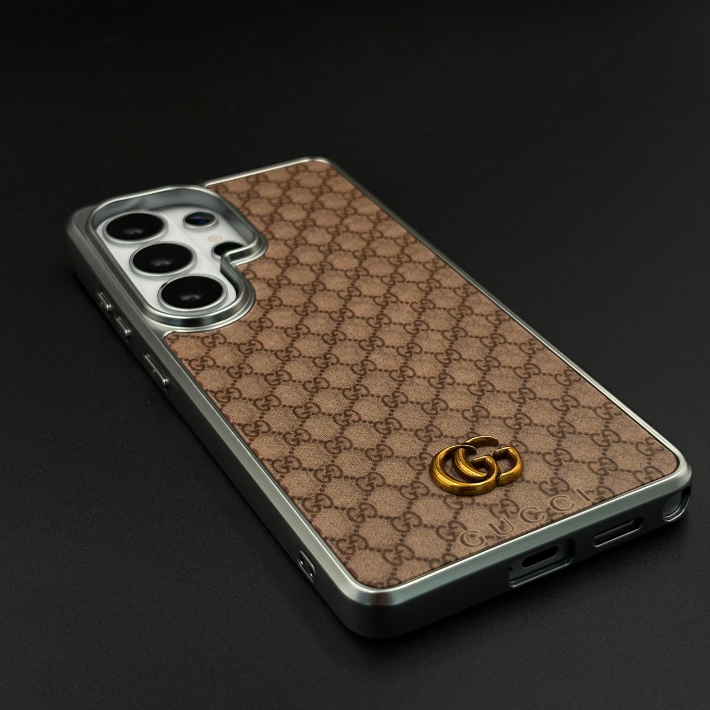 GG Monogram Luxe Pattern Designer Case for Samsung Galaxy S26 Ultra