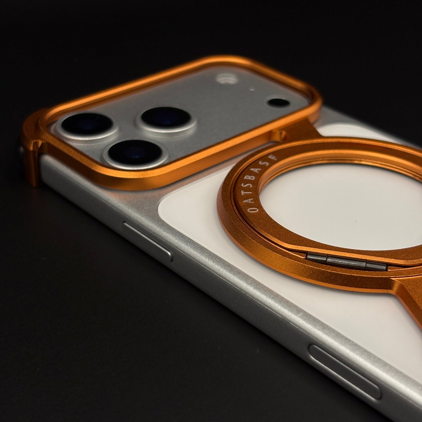 Z Bracket 360 Rotating MagSafe Phone Case Cover for iPhone 17 Series | Metal Frameless Edition