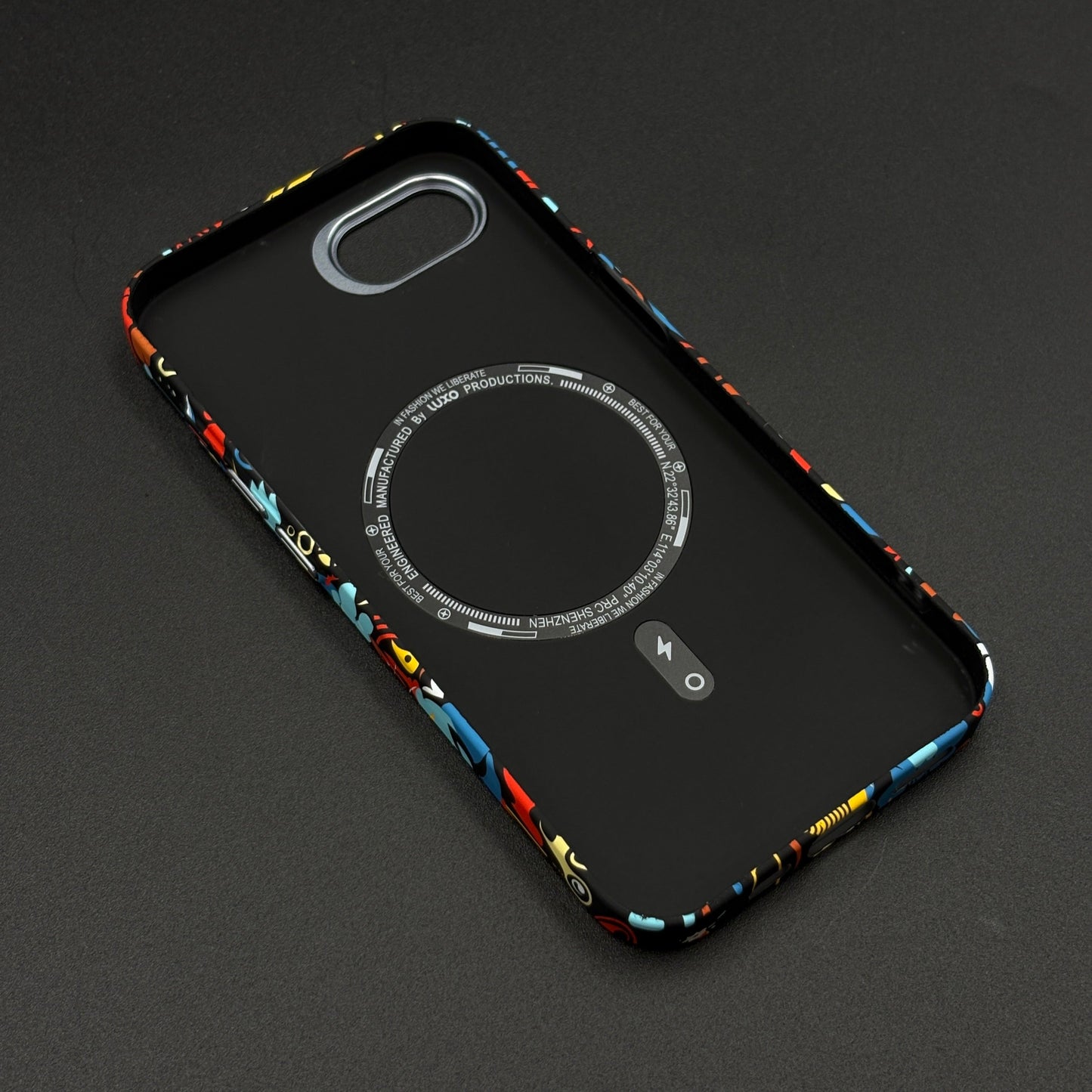 Aramid Texture Case Tiger Abstract for iPhone 16E Carbon Fibre Feel | Hidden MagSafe | Ultra Slim Fit
