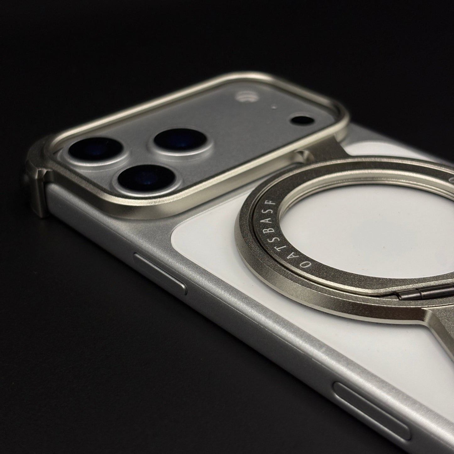 Z Bracket 360 Rotating MagSafe Phone Case Cover for iPhone 17 Series | Metal Frameless Edition
